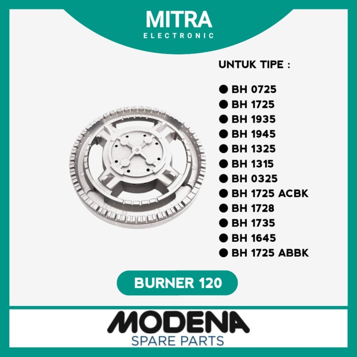 TERLARIS MODENA BURNER 120# Burner Kompor Modena BH 1725