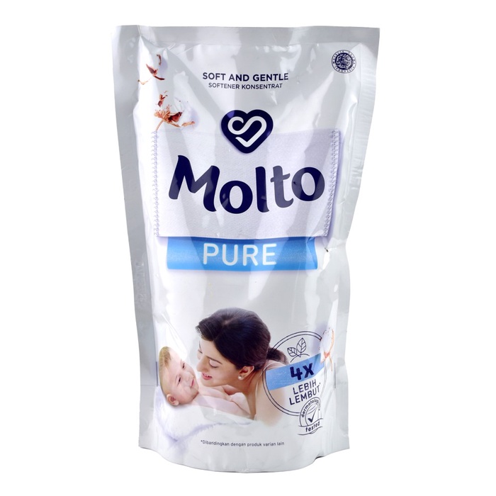 PELEMBUT PENGHARUM PAKAIAN BAYI MOLTO PURE 720 ML POUCH BABY SOFTENER