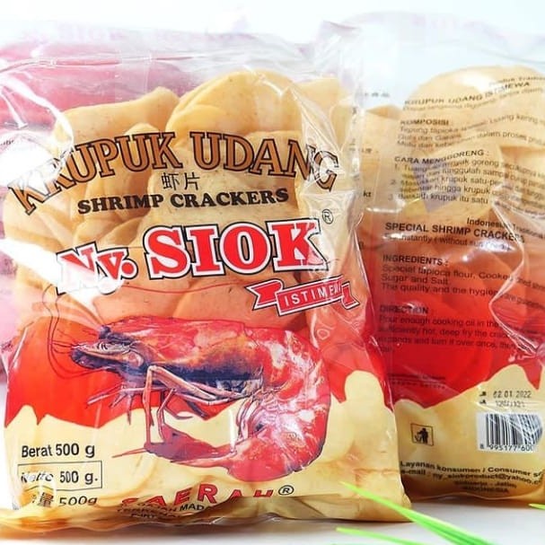 

kerupuk udang ny siok stik 500 gram