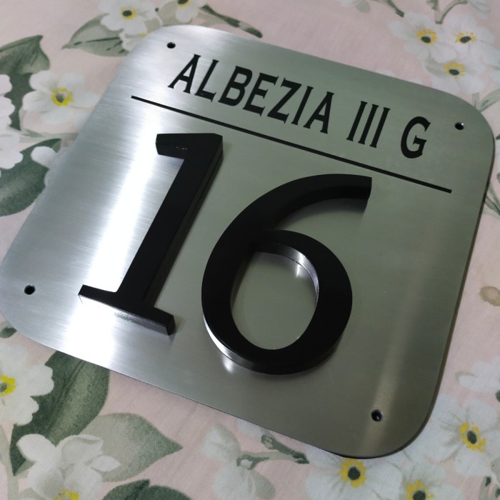 Ready Jt Nomor Rumah Stainless Angka Timbul
