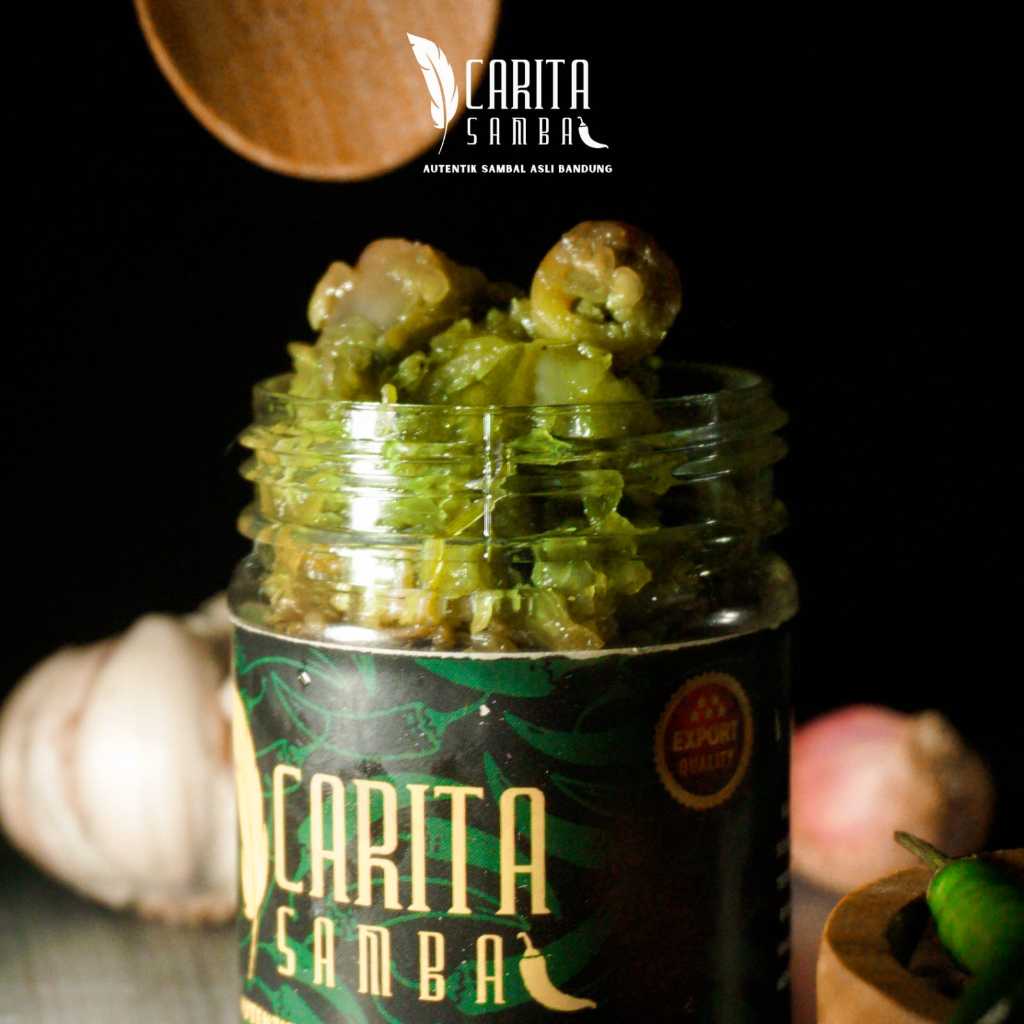 

HJE Sambel Cumi SambaI Hijau Rempah Pedas Dadakan gurih tanpa pengawet - CARITA SAMBAL