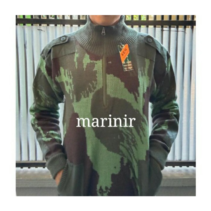 SWEATER LORENG MARINIR - SWITER RAJUT TNI MARINIR