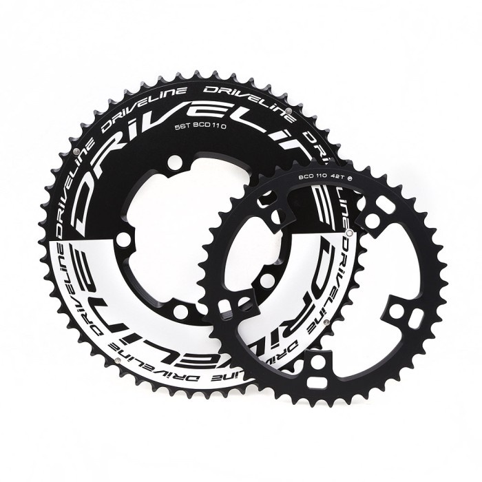 Chainring sepeda DRIVELINE DOUBLE 56T / sepeda lipat roadbike