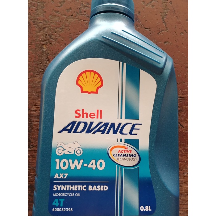 JTTOP" OLI SHELL ADVANCE AX7 0.8L