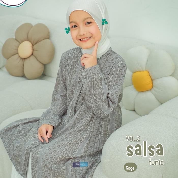 Promo Manasikana Salsa Tunik Motif Etnik Anak Perempuan 2-13 Tahun (Tunik Saja)