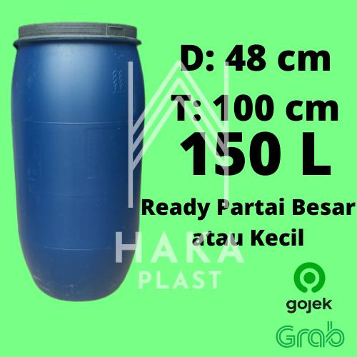 BEST SELLER Drum Air Plastik 150 Liter Besar Tempat Sampah Ember Baskom HDPE Tebal