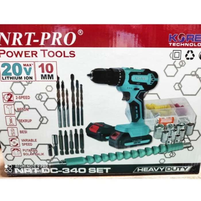 Bor Cordless NRT-PRO DC340 set / NRT DC 340
