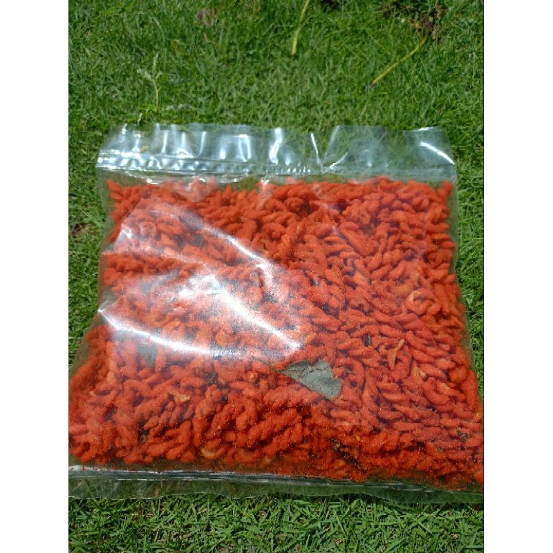 

Makaroni spiral ulir pedas gurih daun jeruk 500gram