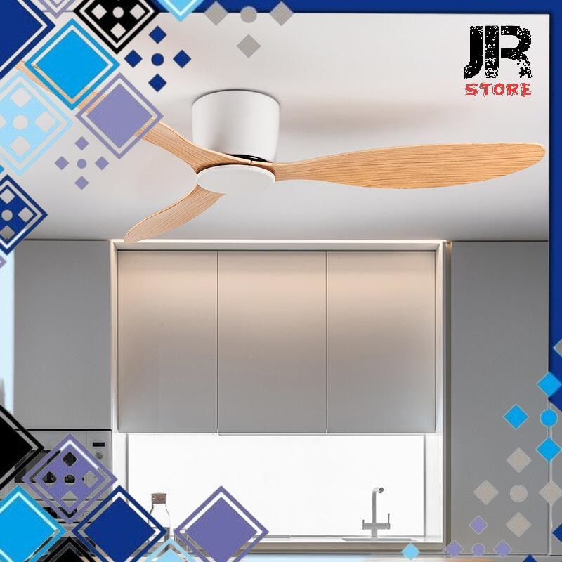 Kipas Angin Gantung Plafon Ceiling Fan 52 Inch Fs2007 Brown