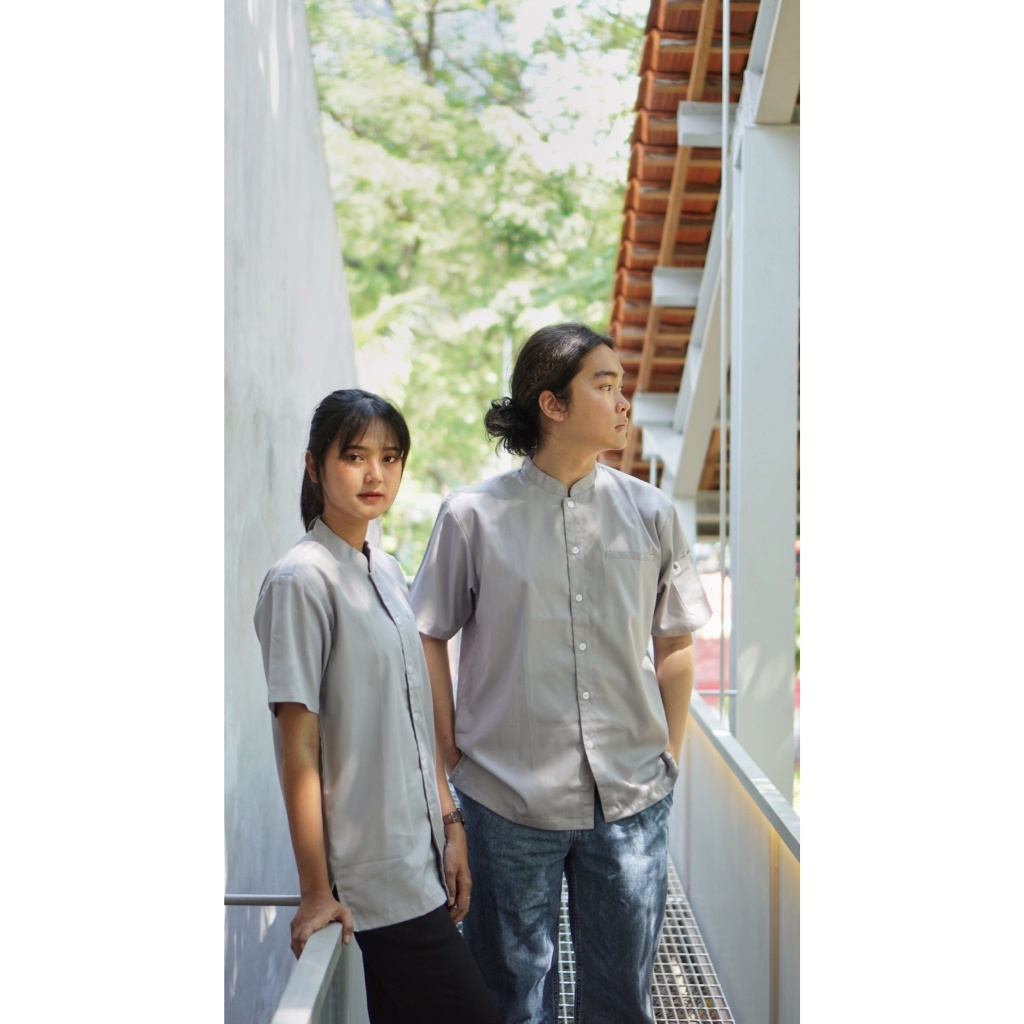 Harga Miring "Copenhagen" Style Chef Jacket / Seragam Kitchen / Chef Jacket Aksara
