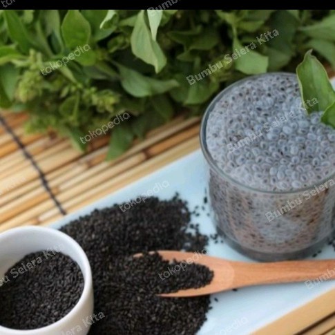 

SALE !!! BIJI SELASIH 1 KG BASIL SEEDS 1000 GRAM READYY