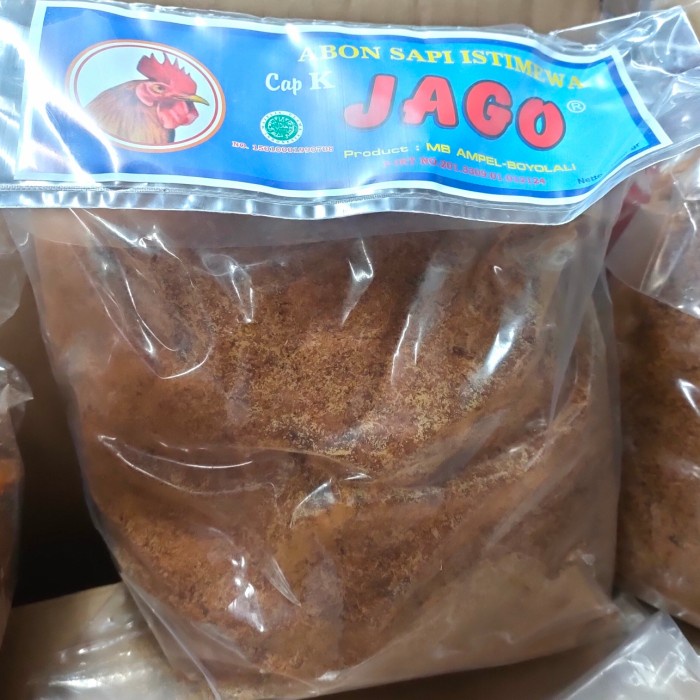 

SALE !!! ABON SAPI ISTIMEWA CAP JAGO NETTO 1KG READYY