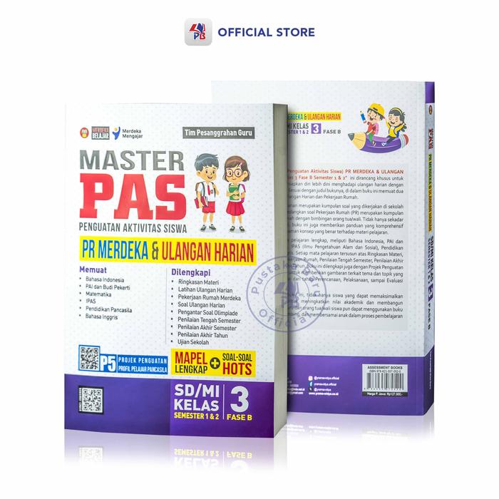 

Buku Ulangan Harian Sd Kurikulum Merdeka / Master Pas (Penguatan Aktivitas Siswa) Untuk Sd/Mi Kelas