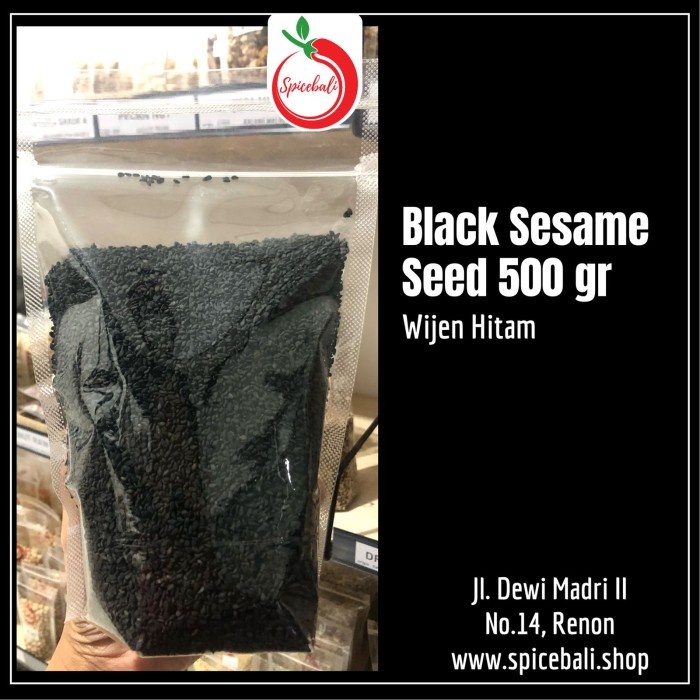 

500 gr Black Sesame Seed / Biji Wijen Hitam 500gr