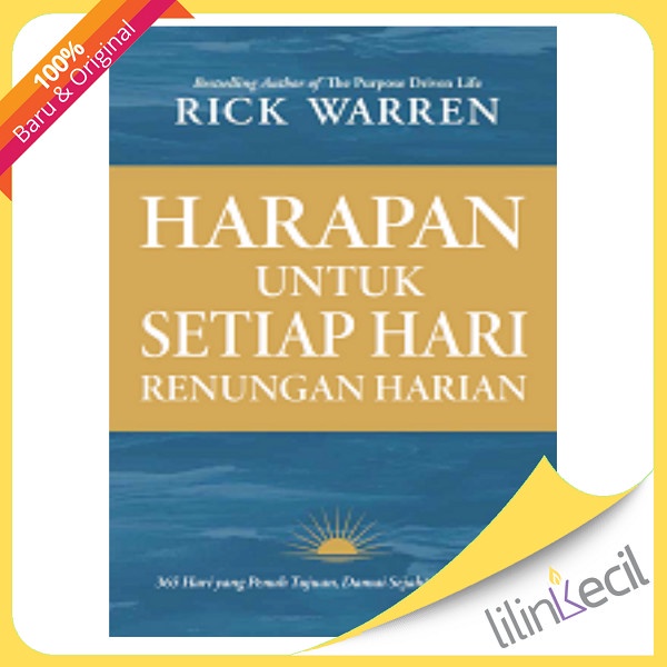 

Buku Harapan Untuk Setiap Hari Renungan Harian (Rick Warren)