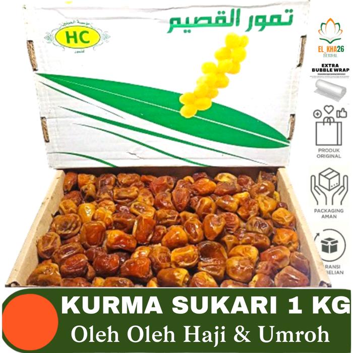 

Kurma Sukari 3kg Al Qassim Premium Makanan Ringan Buah Kurma Legit Manis OLeh Oleh Haji Umroh