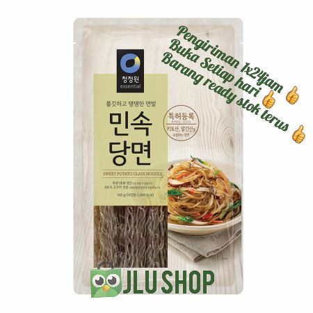 

HOT SALE! Japchae 500gr / Dangmyeon Chung Jung One / Korean Vermicelli