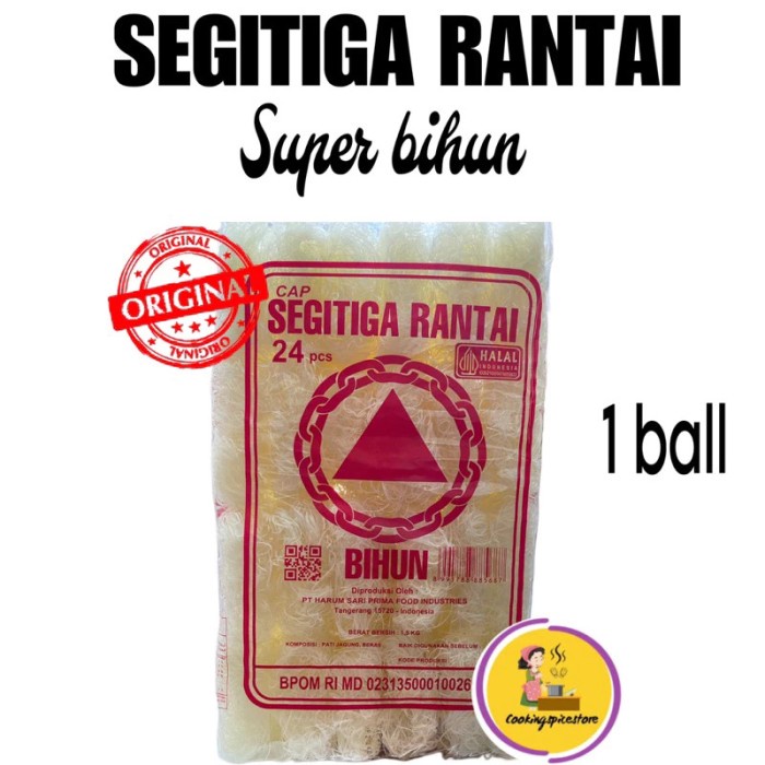 

BISA SPK! Bihun Cap Segitiga Rantai 1,5kg Isi 24pcs