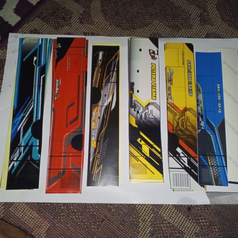 

IK! GROSIR STIKER LIVERY MINIATUR BUS PLASTIK