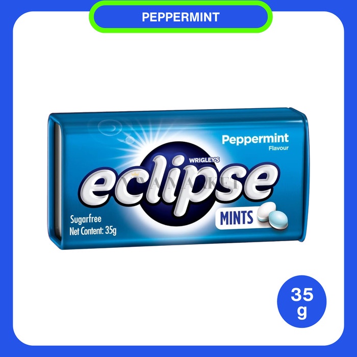 

Terlaris Eclipse Mints Peppermint 35 Sugar Free. Permen Bebas Gula Ready