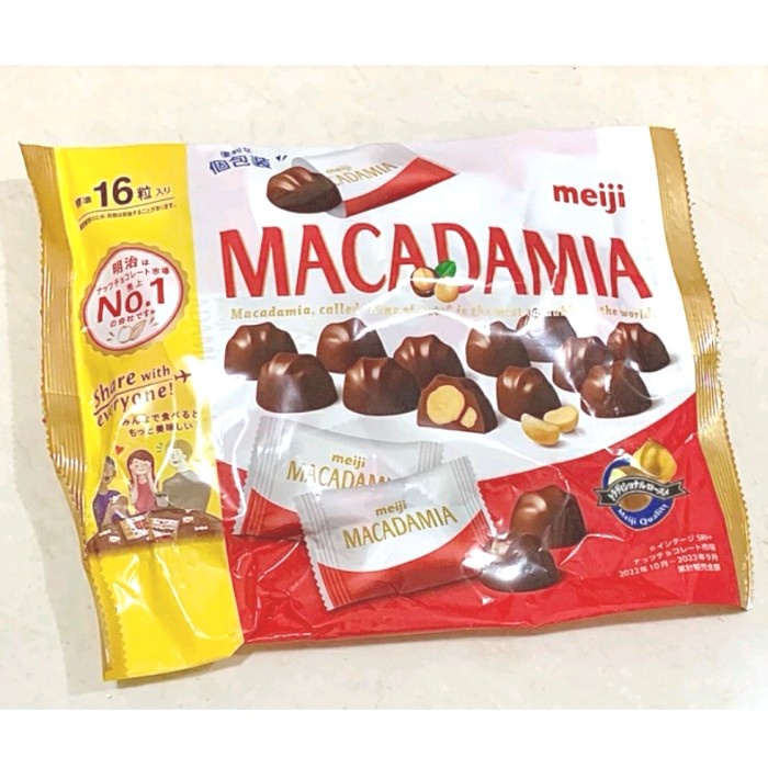 

Terlaris Meiji Coklat Macadamia Big Pack Japan Ready