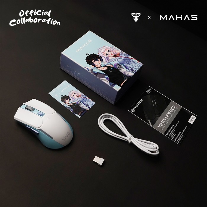 [Good] Fantech X MAHA5 Exclusive Limited Edition Mouse Gaming Wireless Mousepad Deskmat