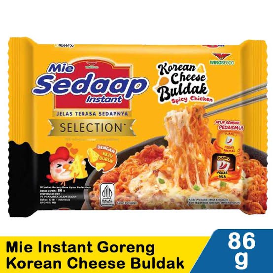 

Ready Sedap Mie Korean Cheese Buldak @ Dus Isi 40 Pcs