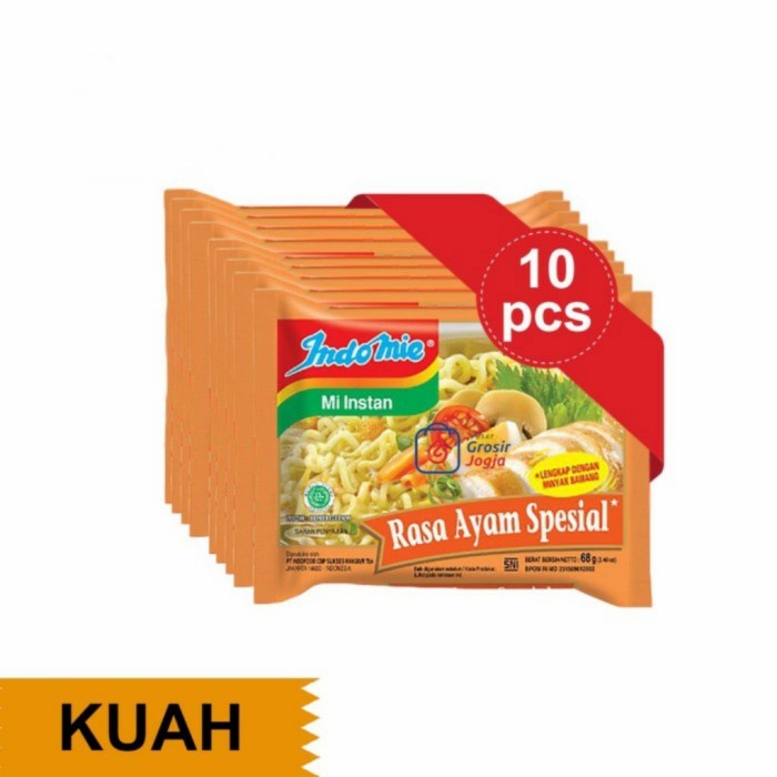 

Ready 10 Pc Indomie Kuah Ayam Spesial
