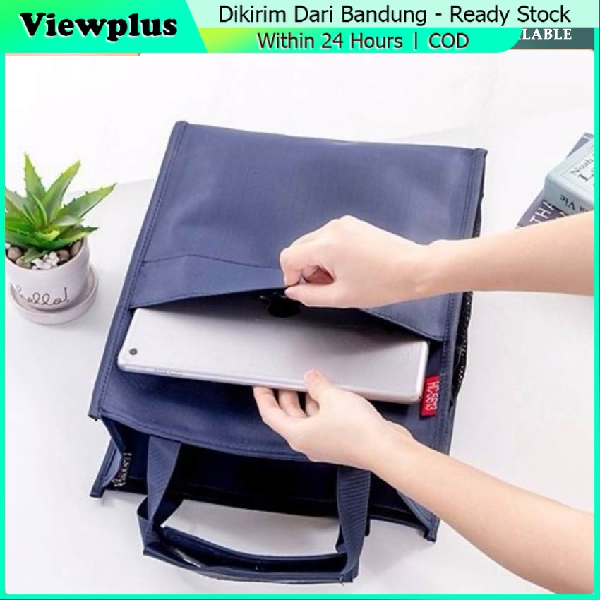 

iK! A4 Tas Kursus Tas Sekolah WATERPROOF Tas Dokumen Map File Organizer