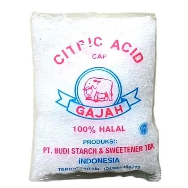 

HJK Citrun/Citric Acid Cap Gajah [50gram /20pcs /1 pack ]