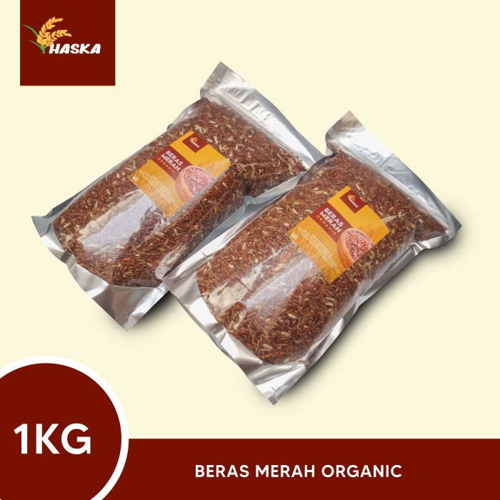 

HJK beras merah organik 1 kg pecah kulit dan sosoh murah dan sehat