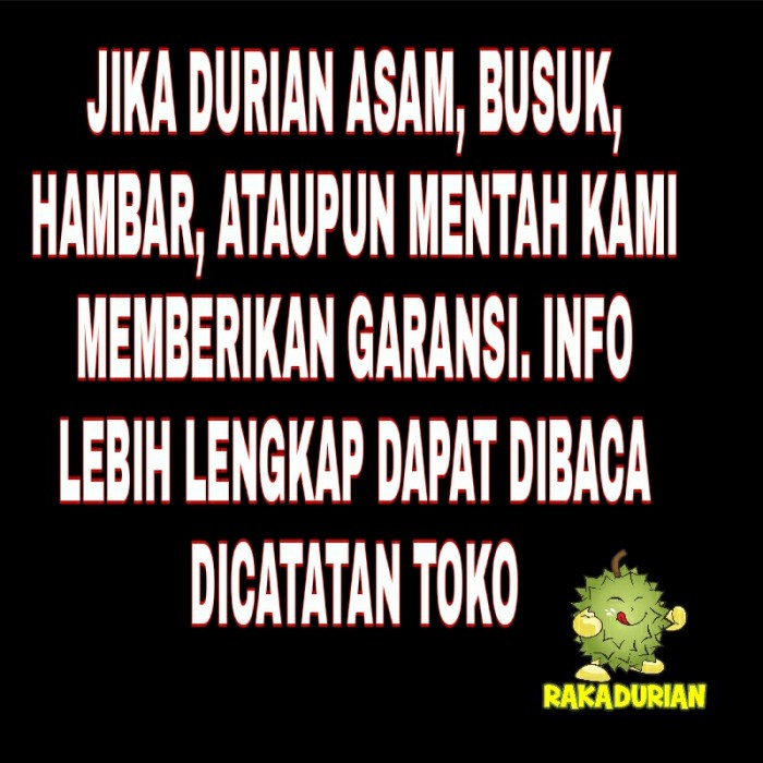 

HJK DURIAN / DUREN KUPAS SIBOLGA MENTEGA SUPER