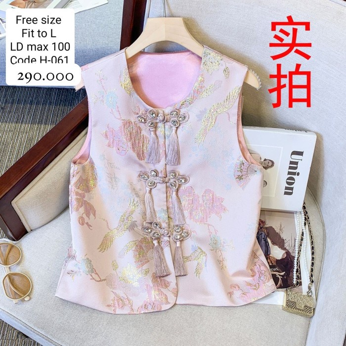 Best Seller Atasan Cheongsam Wanita/Top Cheongsam/Top Atasan Imlek/Atasan Qipao