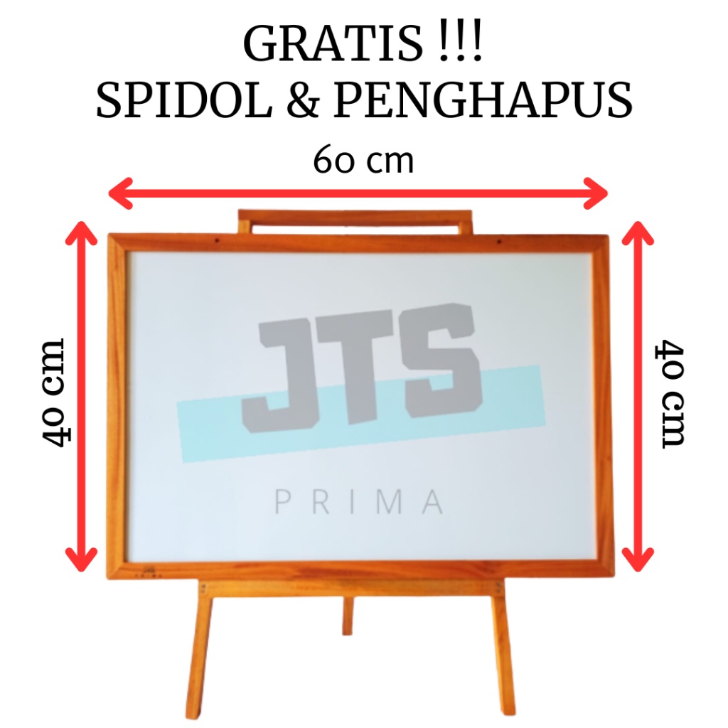 

iK! 1 Set Papan Tulis White Board Ukuran 40X60 (GRATIS SPIDOL & PENGHAPUS)