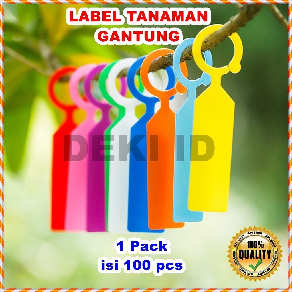 

IK! Label Tanaman Gantung 1 Pack isi 100 pcs Penanda Nama Anti Air Name Tag Plant Marker Waterproof
