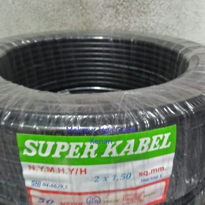 KABEL NYYHY SUPER 2X1.5 mm SERABUT 2 X 1.5 mm 50m 50 meter