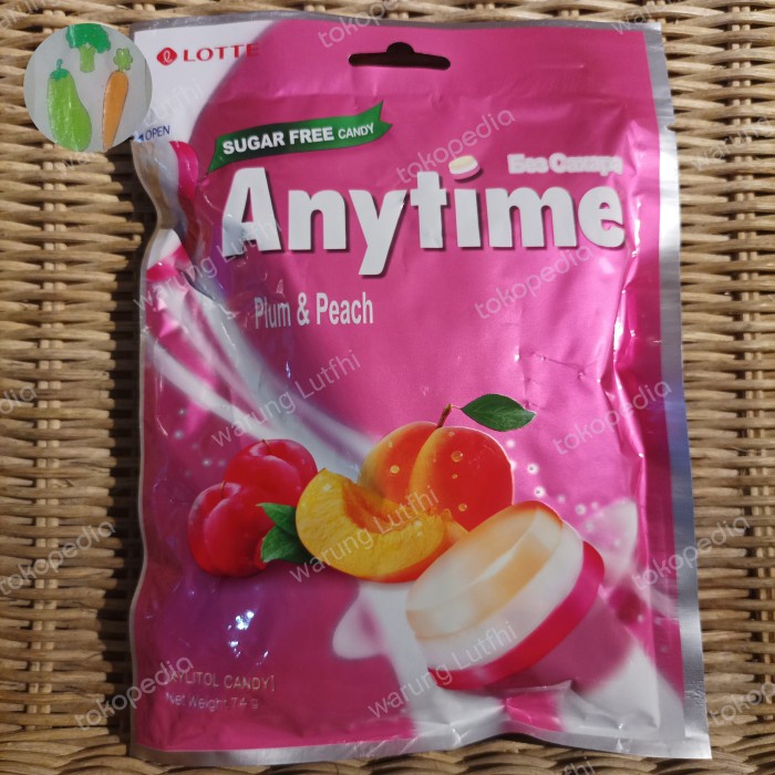 

Terbaru Lotte Anytime Plum N Peach Sugar Free Candy 75Gram Ready