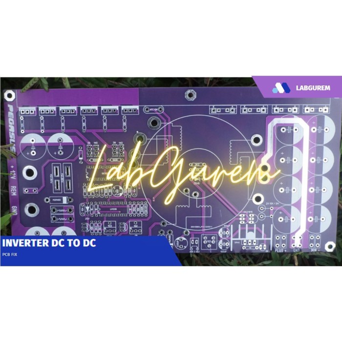 LIMITED EDITION PCB INVERTER DC TO DC DOBEL LAYER