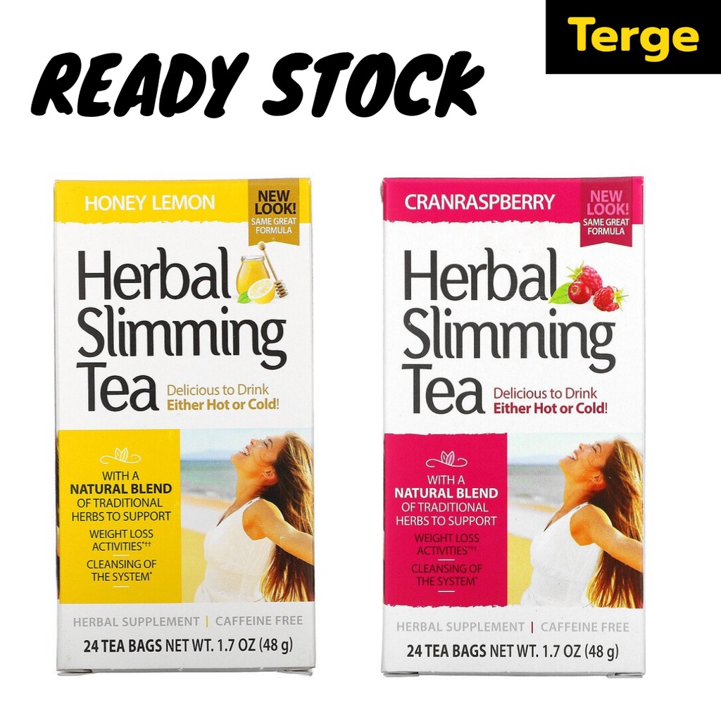 

( PROMO ) Teh Pelangsing 21st Century Herbal Slimming Tea Caffeine Free 24 Tea Bags BEST SELLER