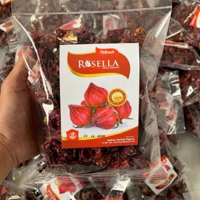 

( PROMO ) Teh Bunga Rosella Hikmah 100 gram BEST SELLER