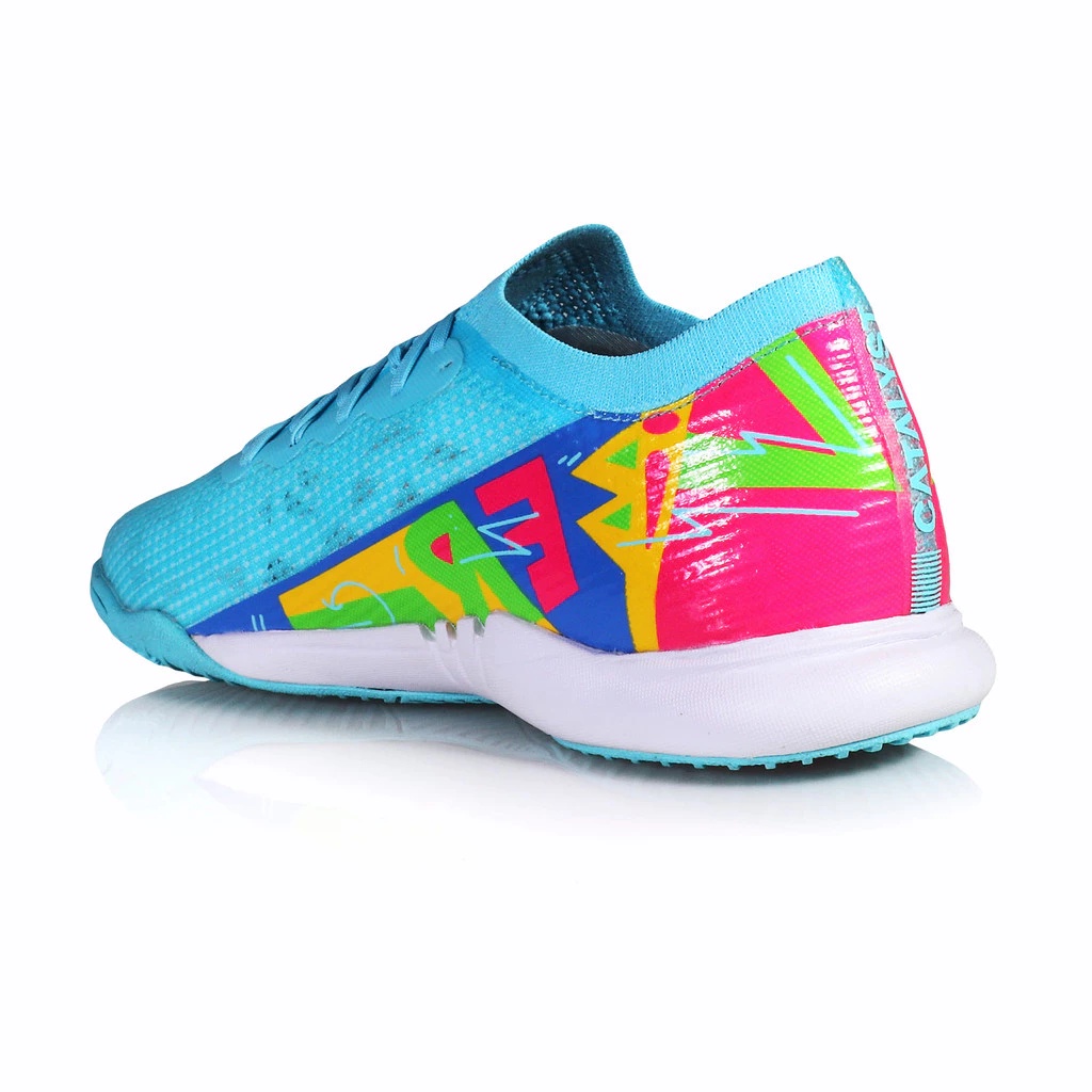 Ortuseight Sepatu Futsal Catalyst Liberte V4 IN - Cyan/Pink