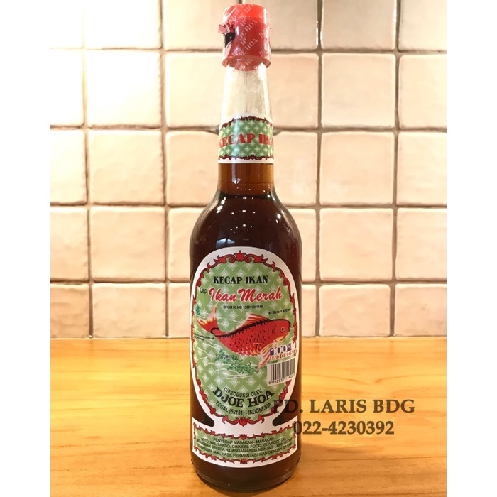 

HJK KECAP IKAN CAP IKAN MERAH DJOE HOA / JUHOA 620ML (RED CARP FISH SAUCE)