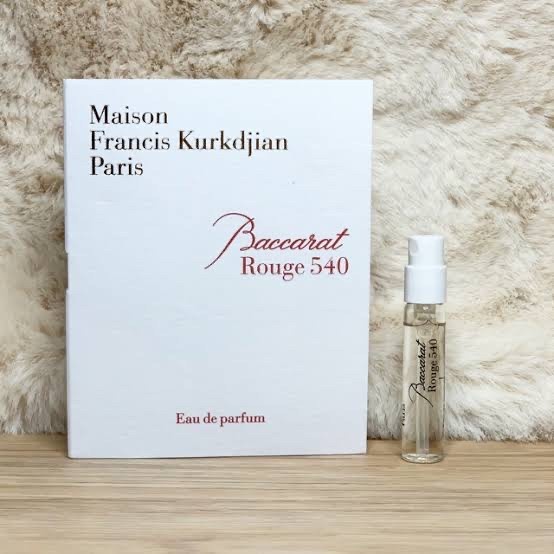 JH8 MFK VIAL 2ML BACCARAT ROUGE ALA ROSE OUD SILK GENTLE FLUIDITY AQUA
