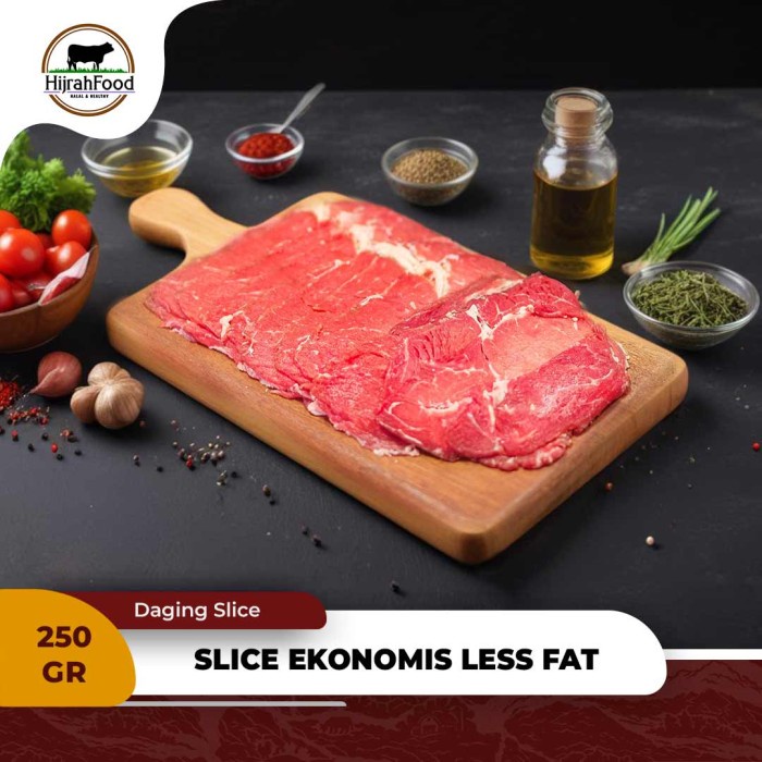 

HJK Daging Sliced Beef Sukiyaki / Yakiniku / Shabu Ekonomis (Qty. 500 gr)