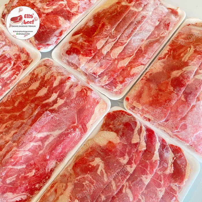 

HJK Us beef slice no trim / daging yoshi kemasan 500gr