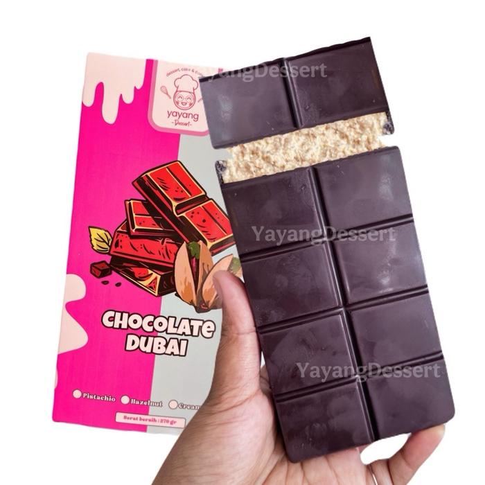 

Coklat Dubai Kunafe JUMBO Cream Cheese - Yayang Dessert dubai chocolate Cokelat Cemilan Snack Food