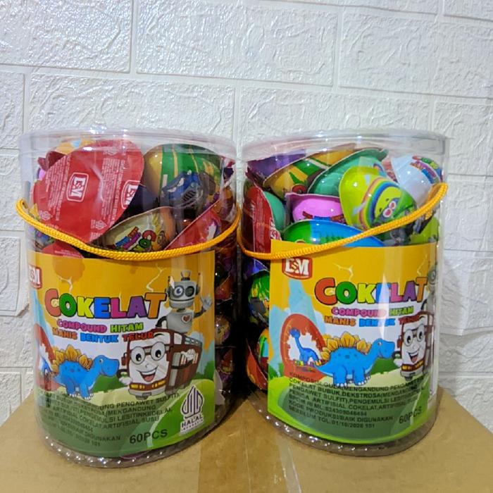 

Coklat Compound Tayo Toples isi 60pcs permen