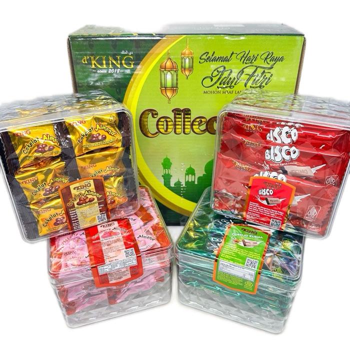 

DKING COLLECTION ISI 4 COKLAT PREMIUM EDISI RAMADHAN (COKLAT ALMOND, CHOCOBERY ALMOND, BISCO, KURMA)
