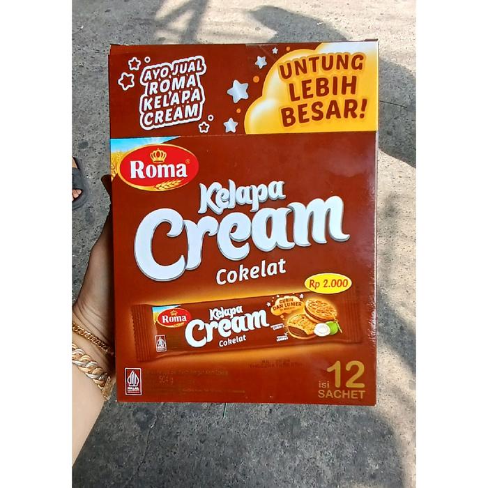

ROMA KELAPA CREAM COKELAT ISI 12PCS