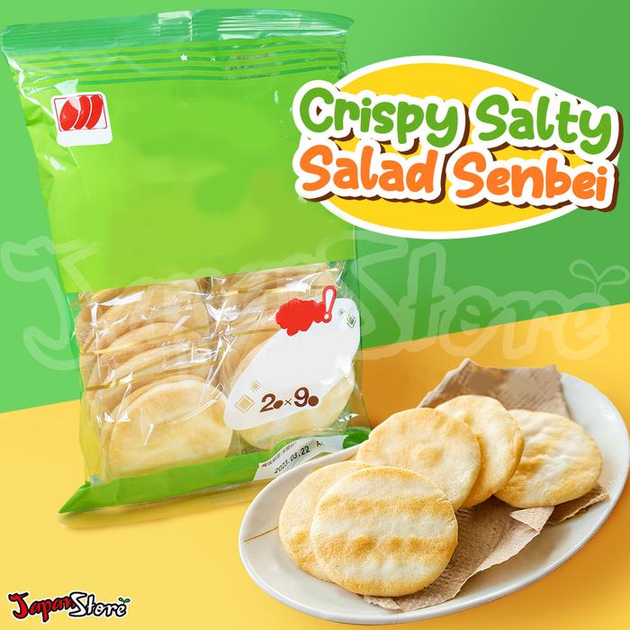 

Sanko Seika Saladsen Baked Senbei (Kraker Beras Gurih Garam)